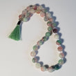 Mint Green, Peaches and Cream Marble Effect Bracelet Tasbeeh